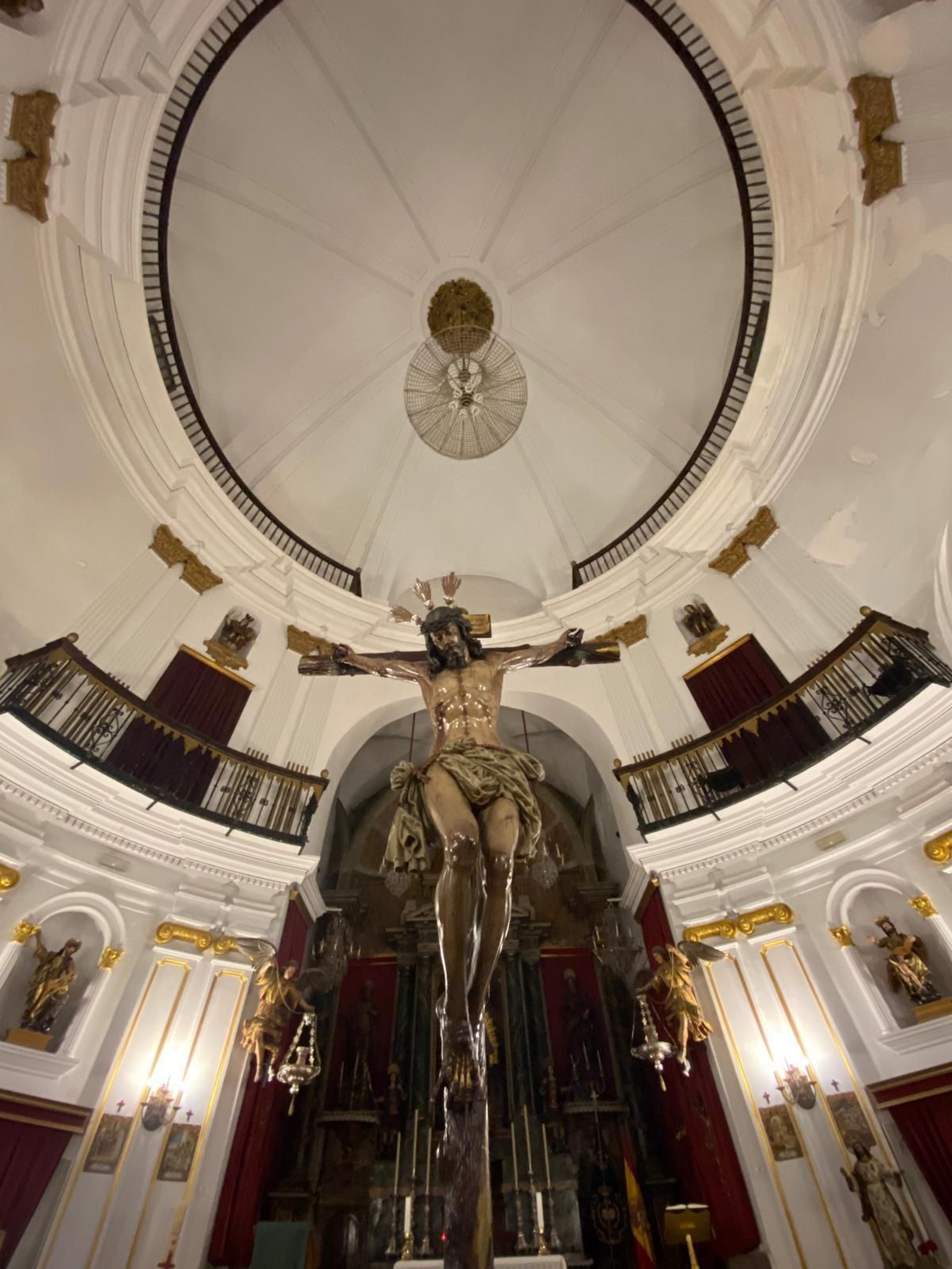 El Cristo de la Misericordia, expuesto a la veneración hace unos días en La Palma.