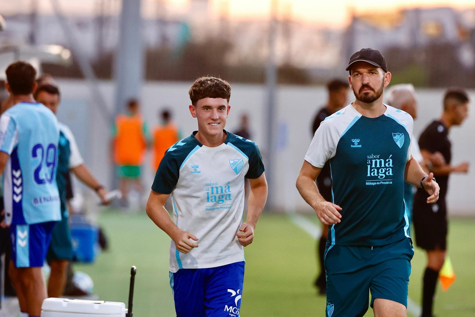 El Málaga CF- Antequera CF de pretemporada, en imágenes