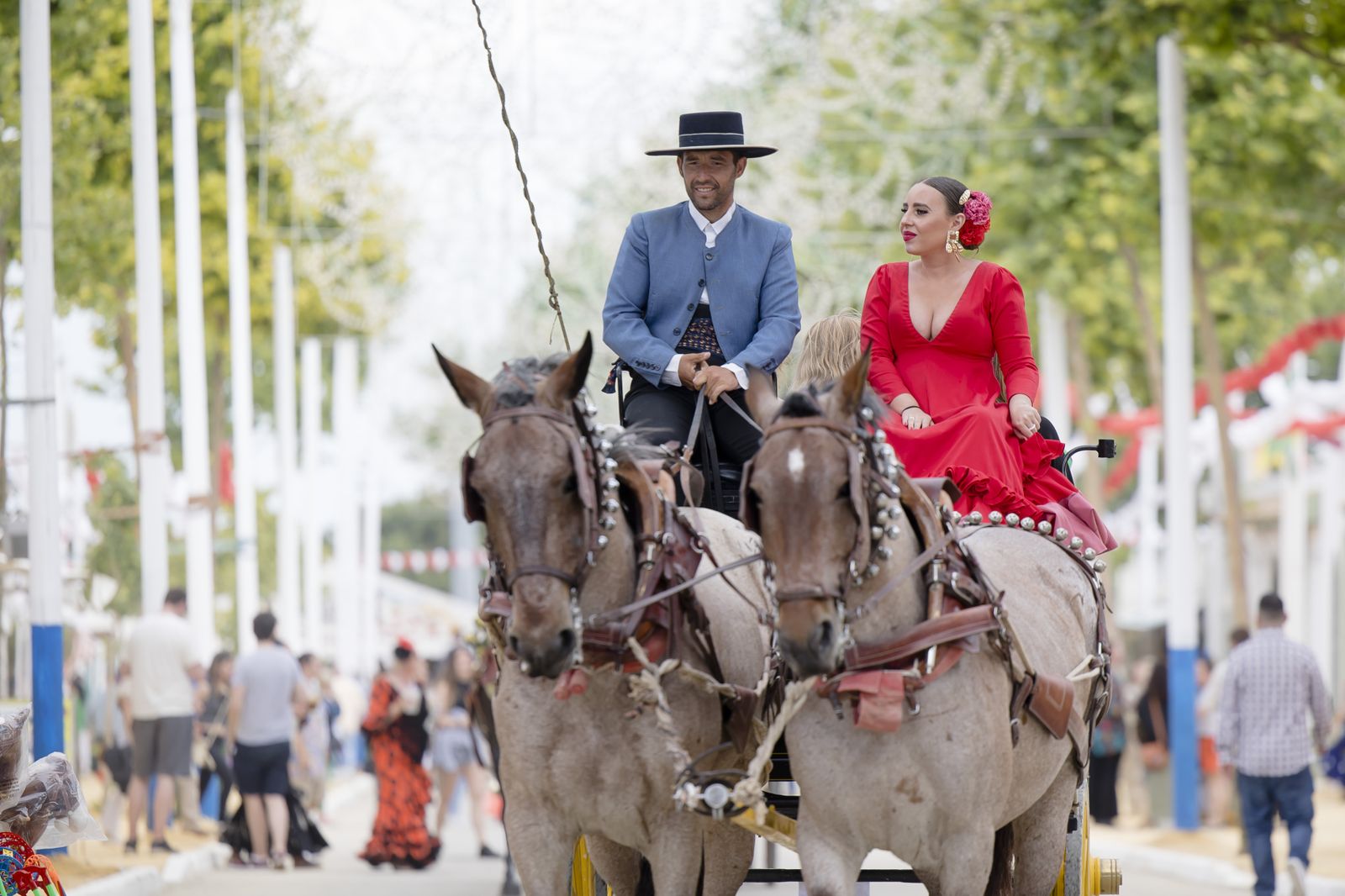 Primer día de la feria del Puerto de Santa María en imágenes
