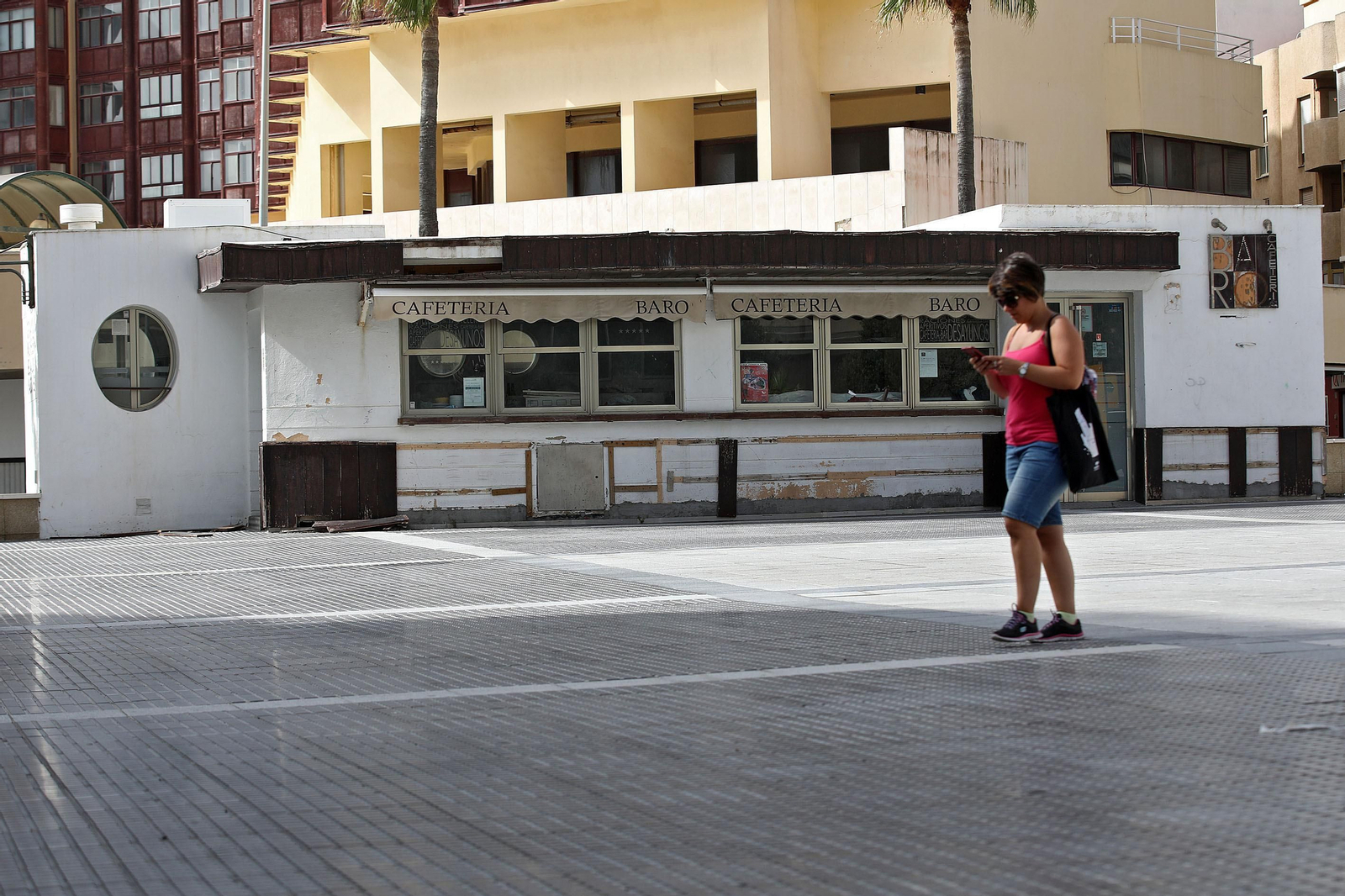 El quiosco de la glorieta Ingeniero La Cierva, en su estado actual.