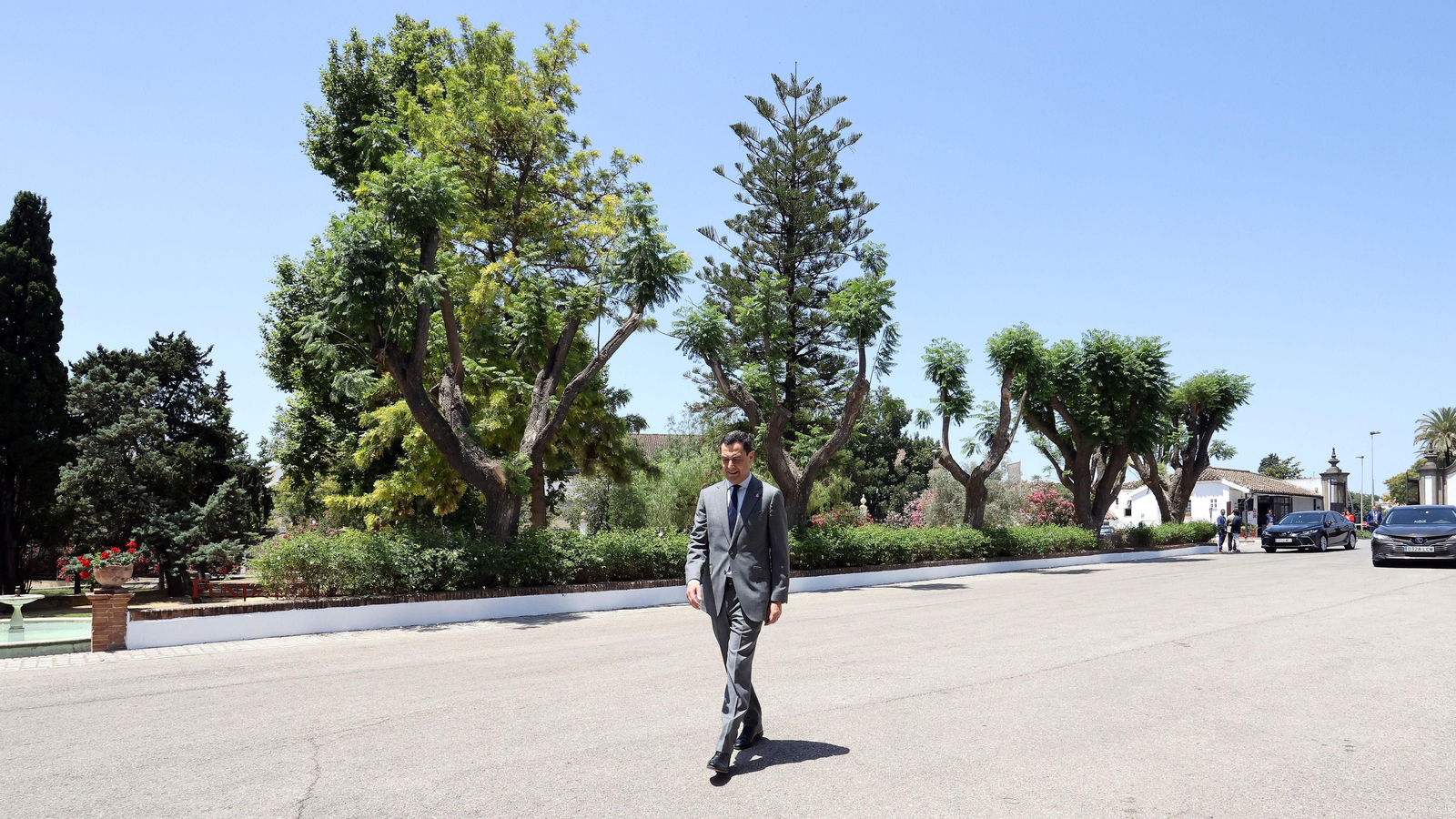 Juanma Moreno en la celebración del 150 aniversario de Fundador