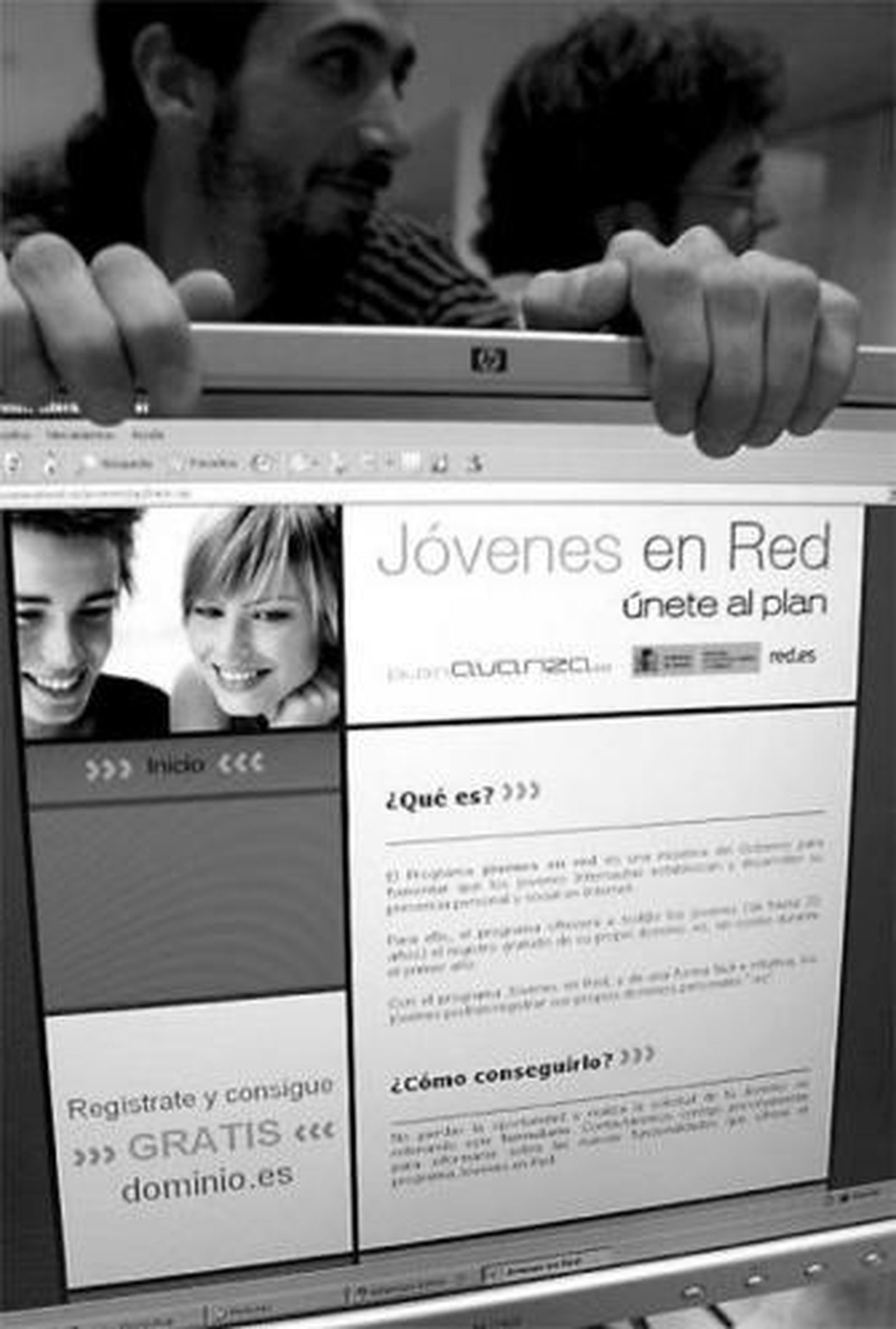 Portal donde solicitar el dominio '.es' de manera gratuita.