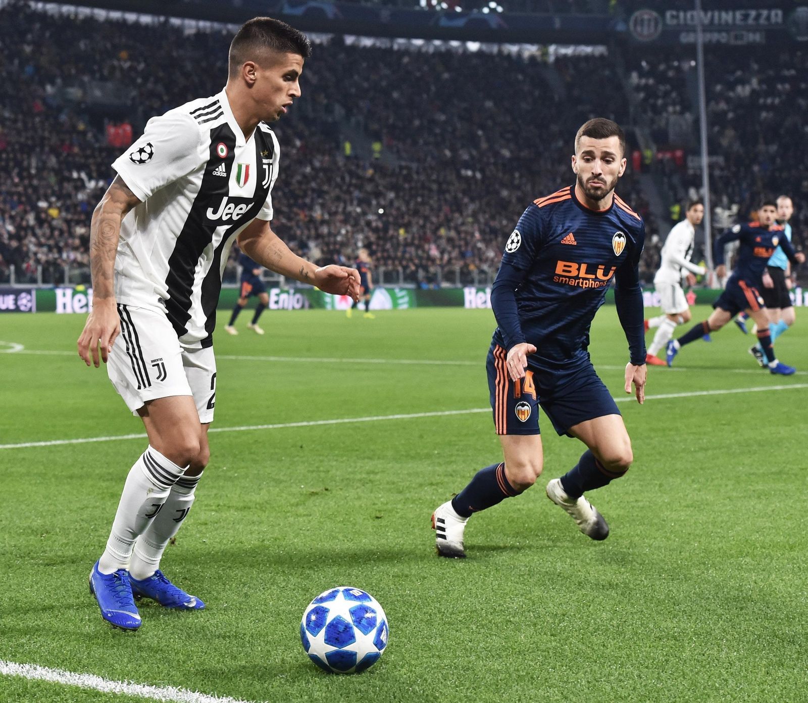 Las imágenes del Juventus-Valencia