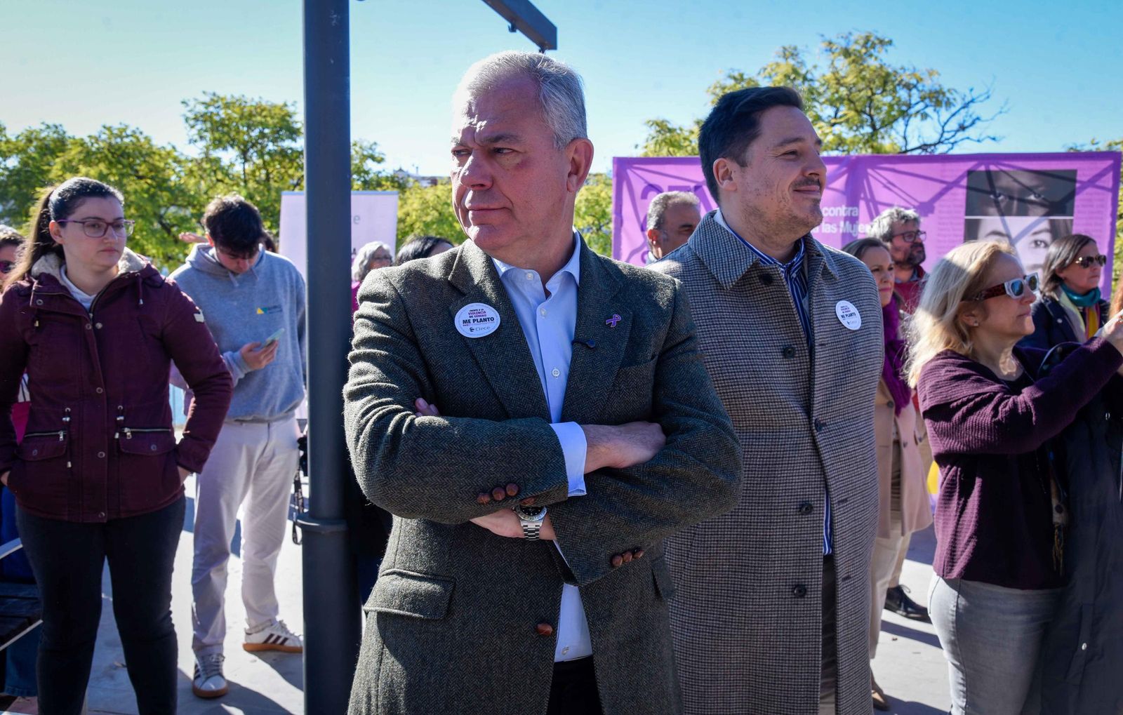 El 'flashmob' con motivo del 25-N