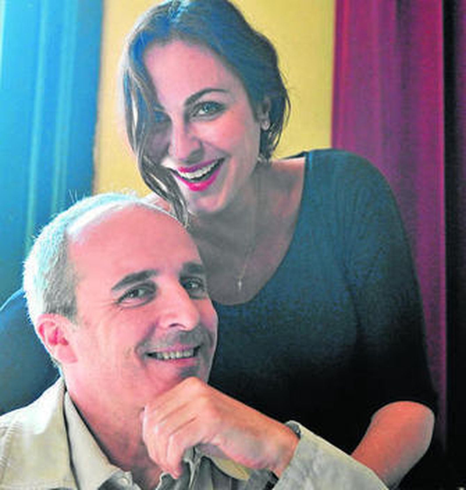 Fernando Guillén Cuervo y Ana Milán, ayer en el Lope.