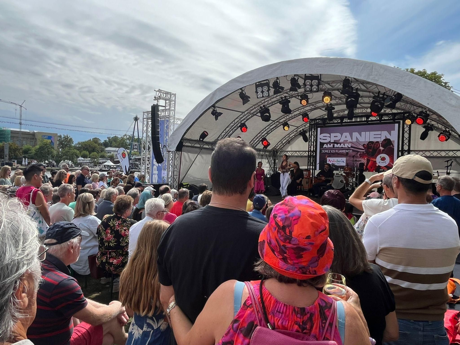 Promoción de Jerez en la Fiesta de la Ribera de los Museos en Fráncfort.