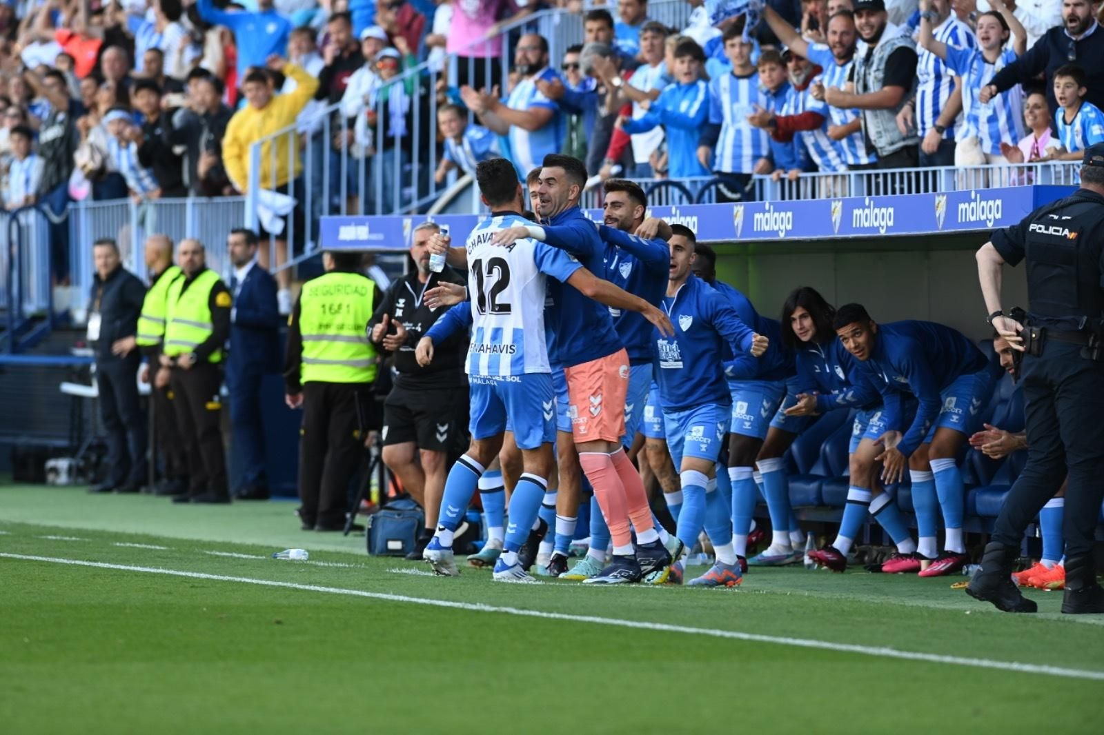 El Málaga - Cartagena, en fotos