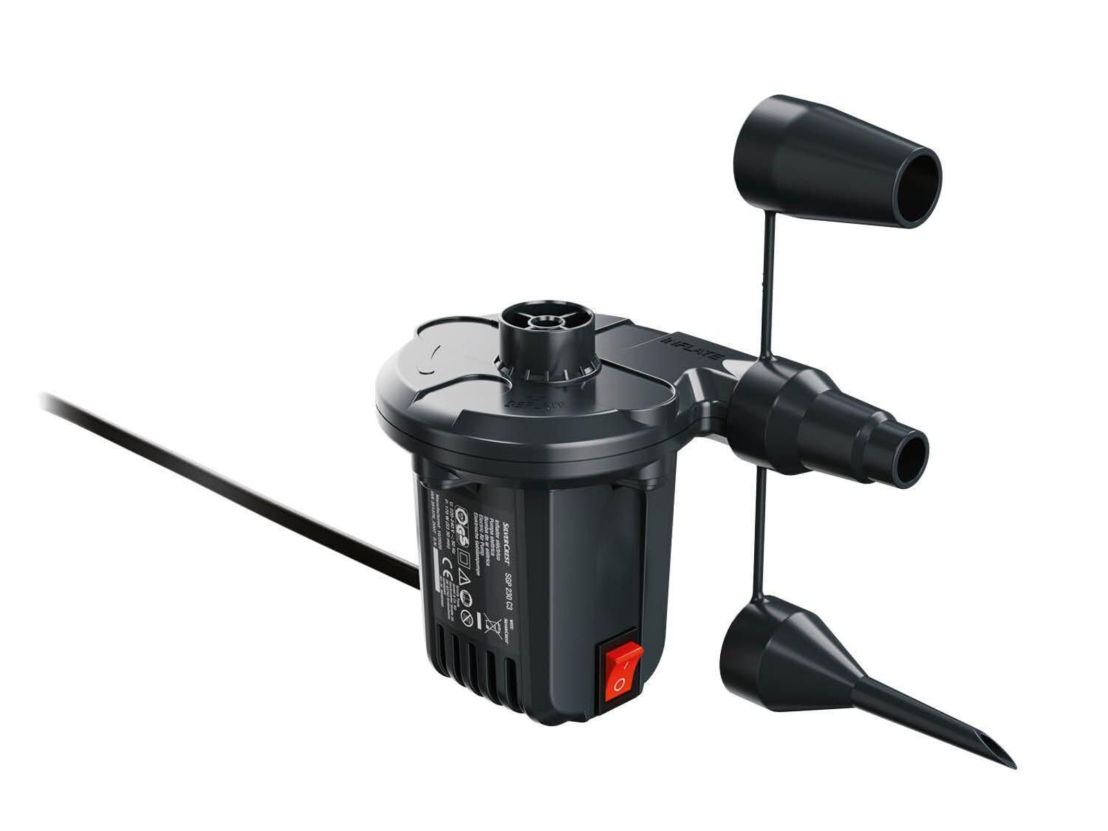 Inflador eléctrico de Lidl