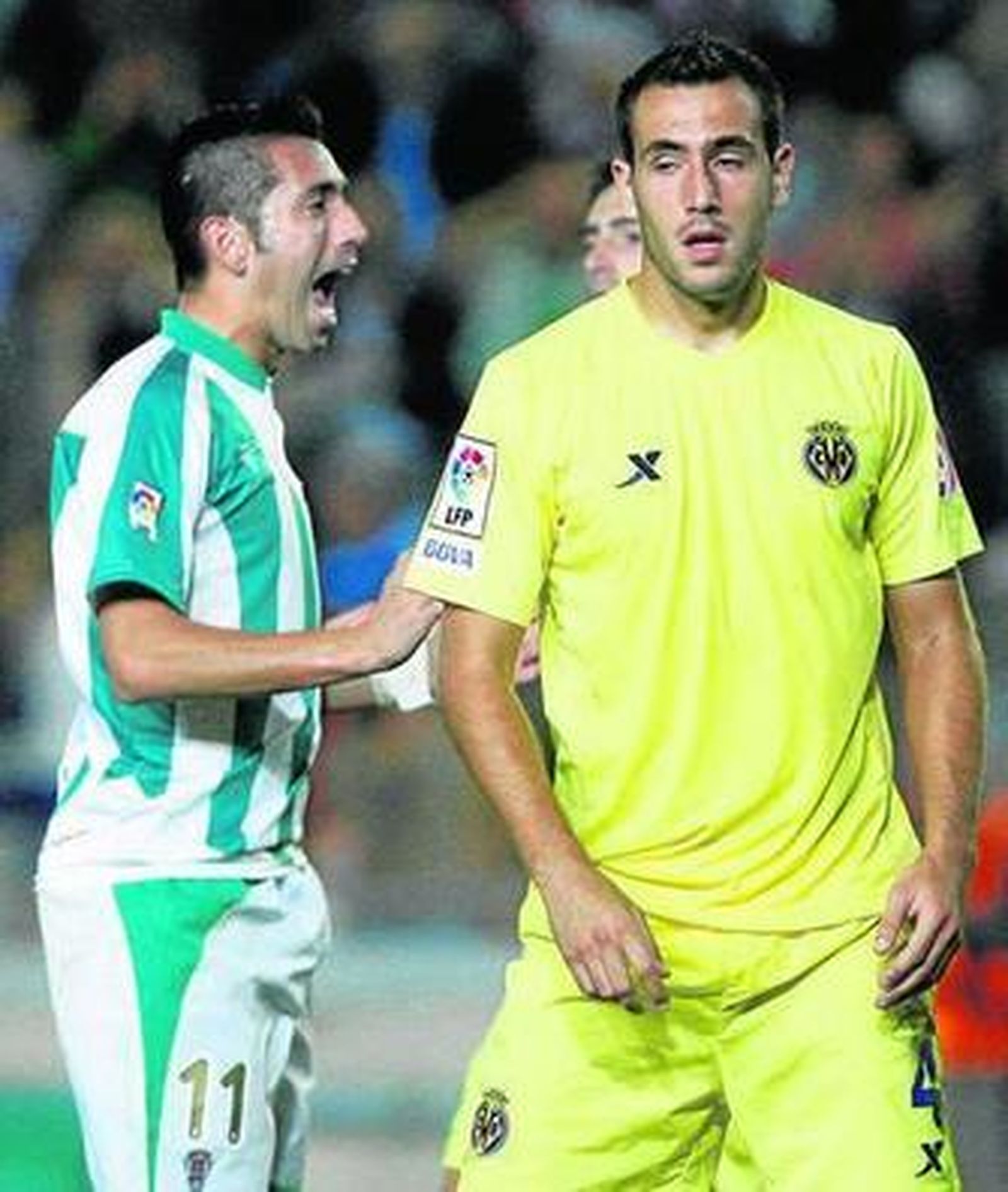 Kiko Olivas, vistiendo la camiseta del Villarreal B, en un partido frente al Córdoba de la temporada pasada.