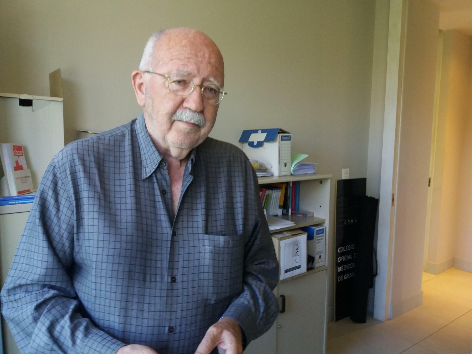 Alfonso Herruzo, durante el encuentro.