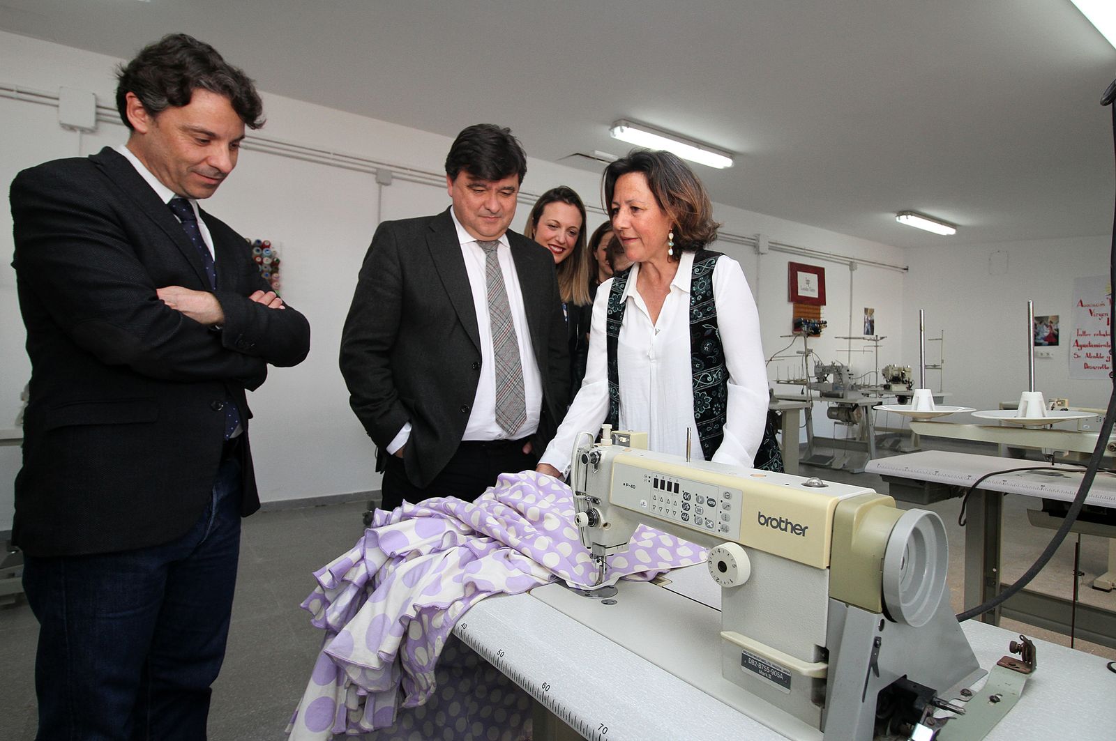 Inauguración de un aula-taller en el Virgen de Belén, en imágenes