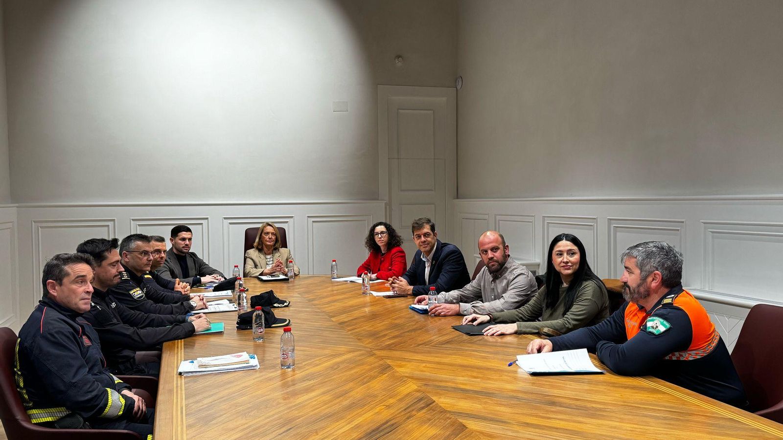 La comisión de seguridad de Motril reunida tras la primera reunión