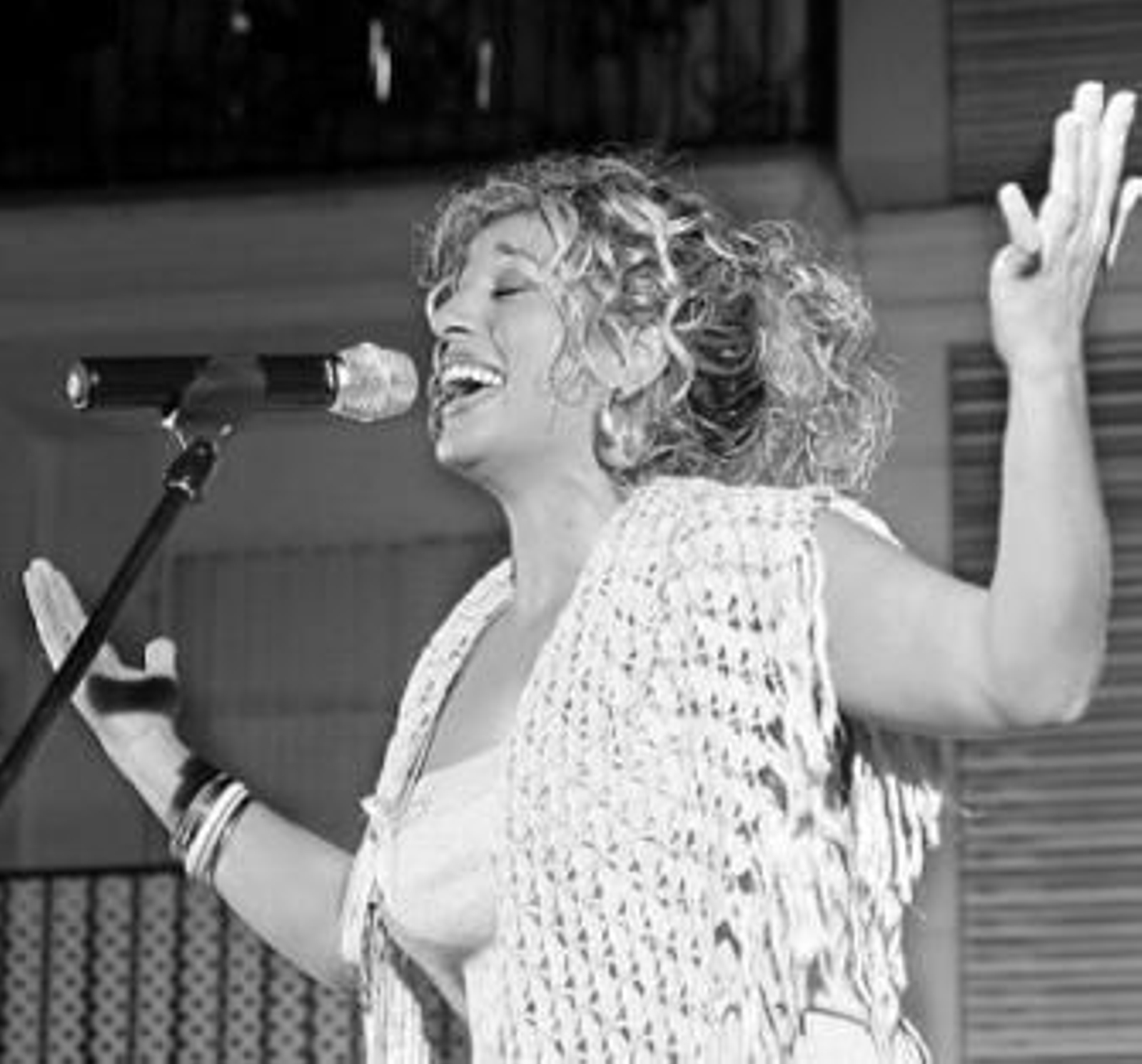 Un momento de la actuación el jueves en la avenida de México.