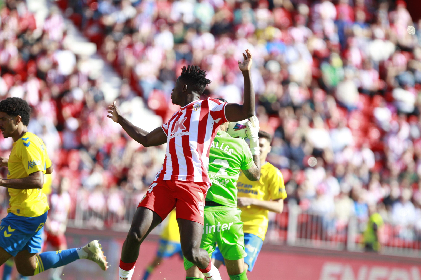 Imágenes del partido U.D. Almería-U.D. Las Palmas