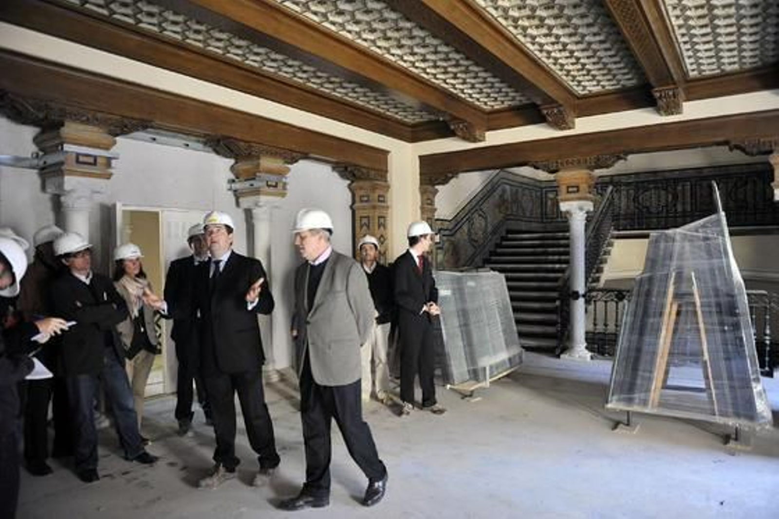 Las obras del hotel más importante de la ciudad, el Alfonso XIII.

Foto: Juan Carlos Vázquez