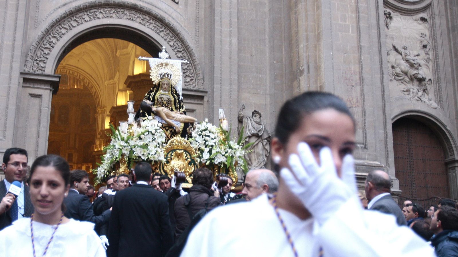 Un momento de la Magna Mariana, en la Catedral.