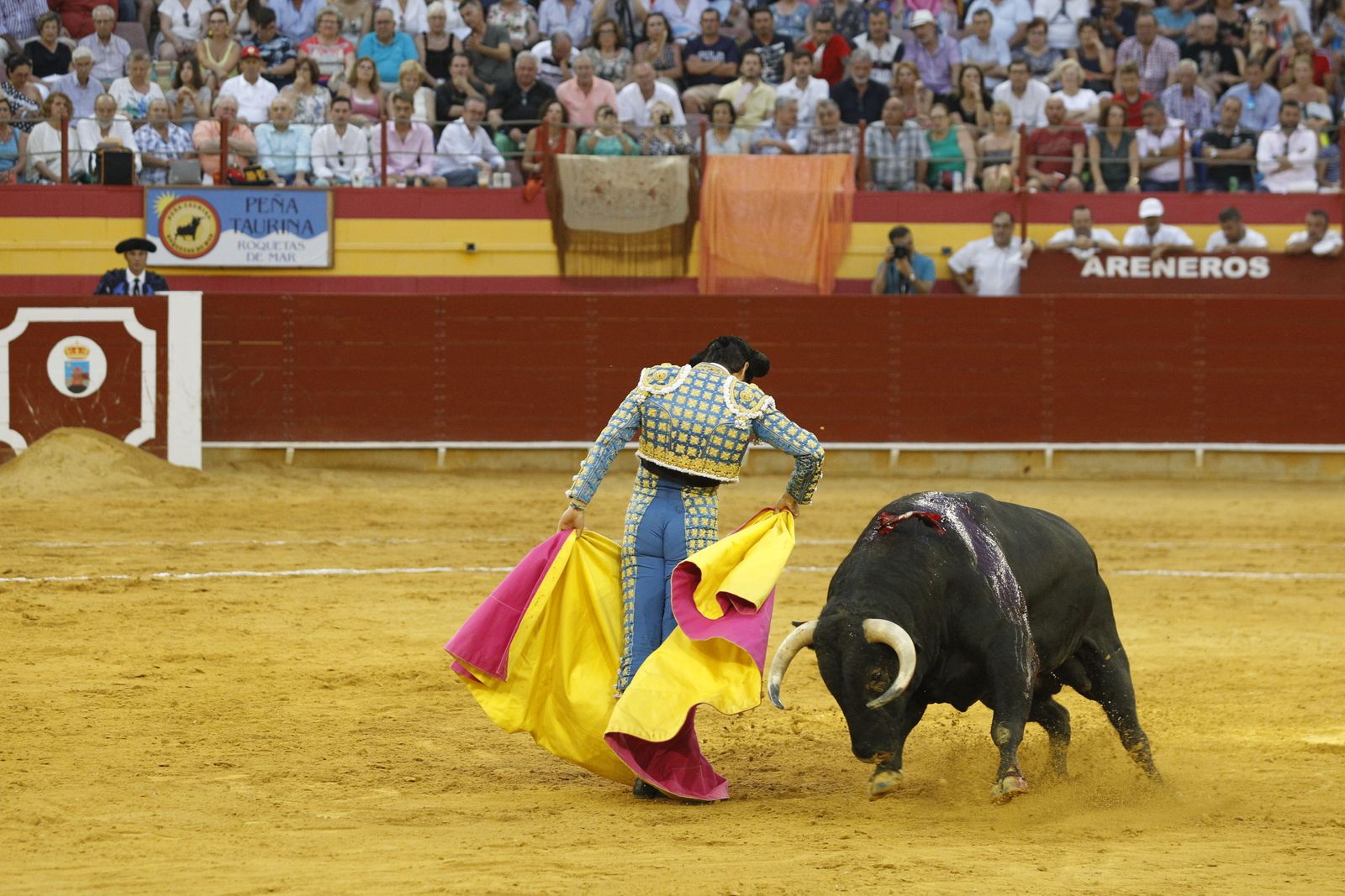 Fotogalería corrida toros Feria Santa Ana-Roquetas de Mar-El Juli-Perera-Aguado