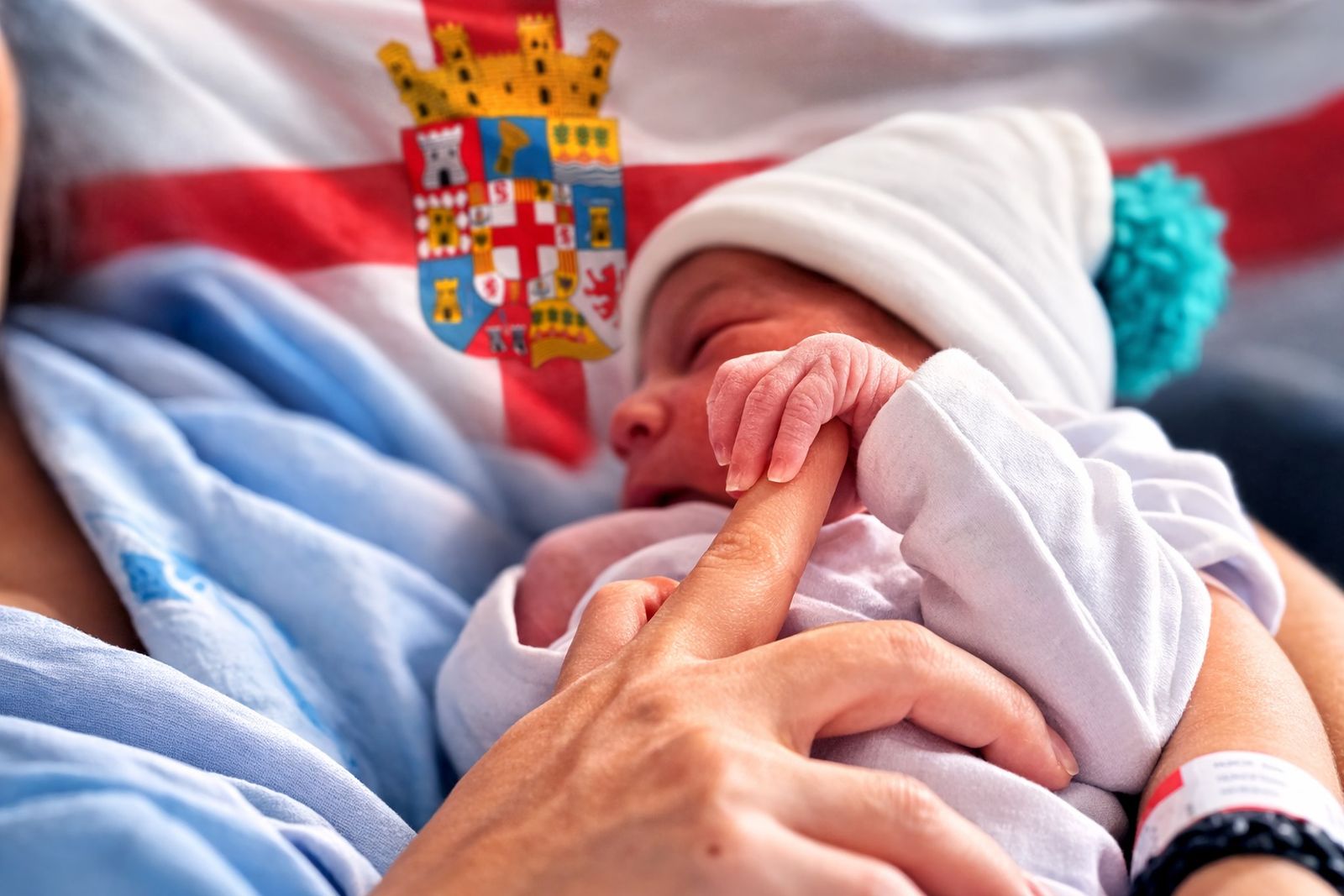 Bebé nacido en un hospital de Almería.