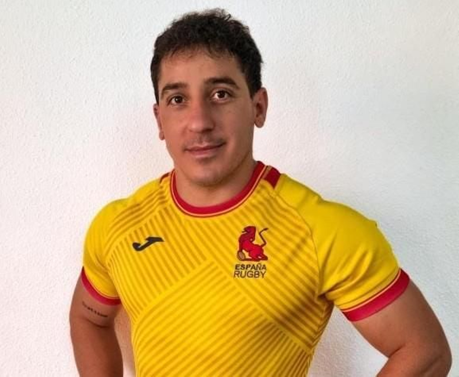 'Cheto' Enrique, con la camiseta de la selección nacional.