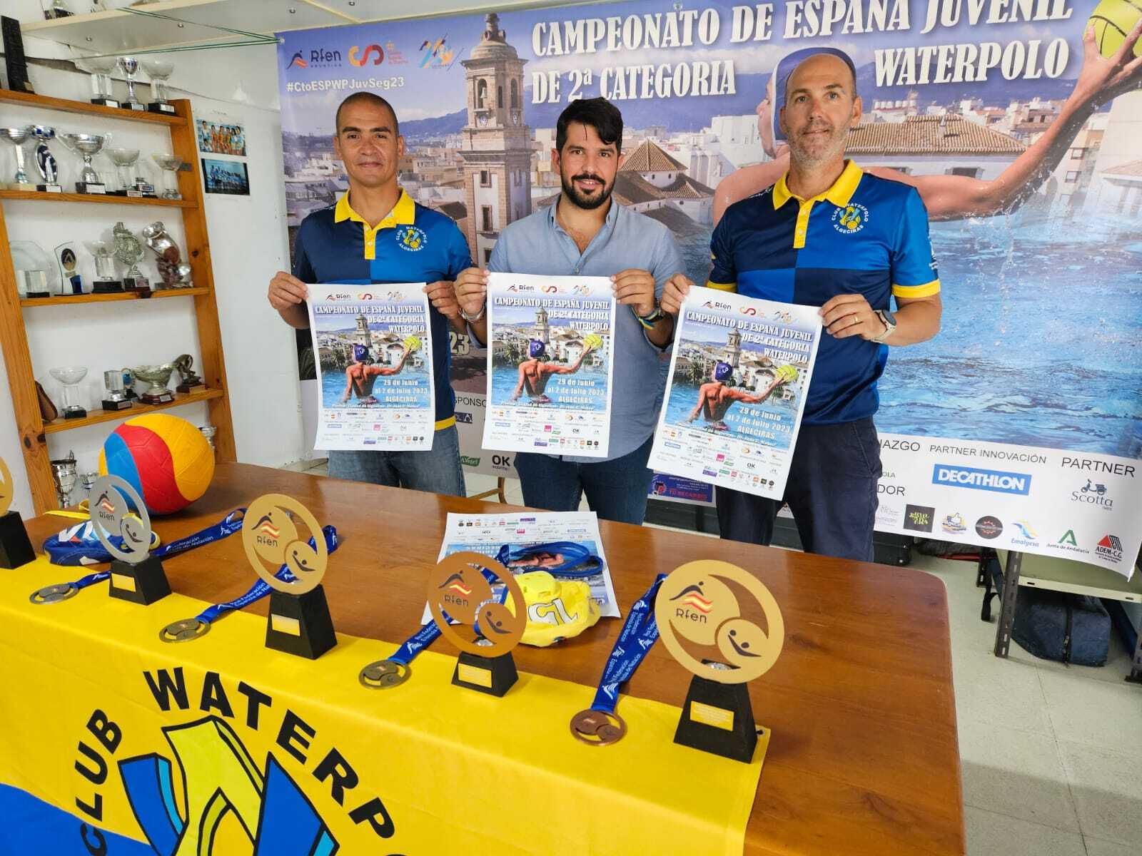 Presentación del Campeonato de España juvenil masculino de waterpolo.