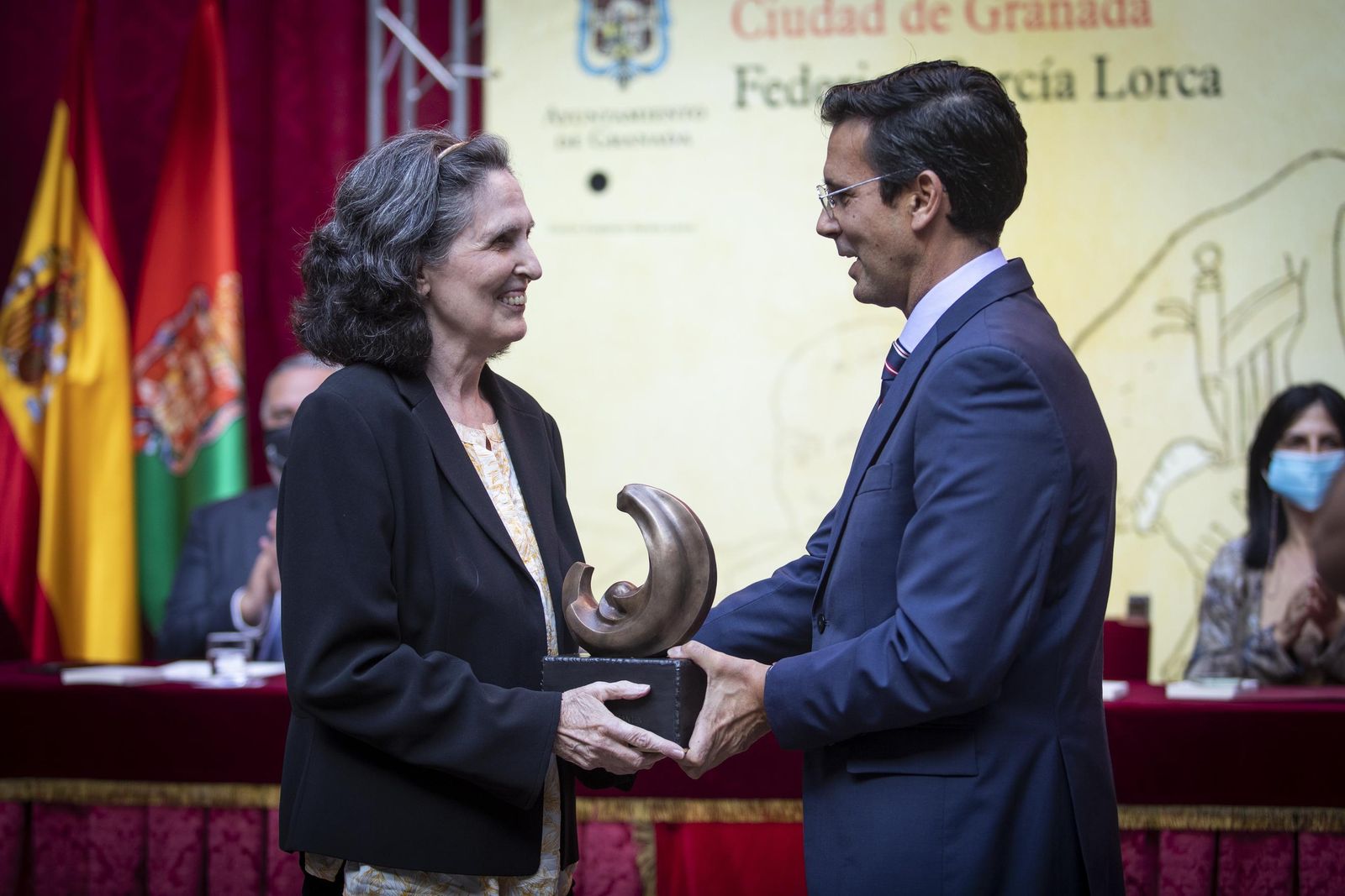 La entrega del Premio Lorca de Poesía a Yolanda Pantín, en imágenes