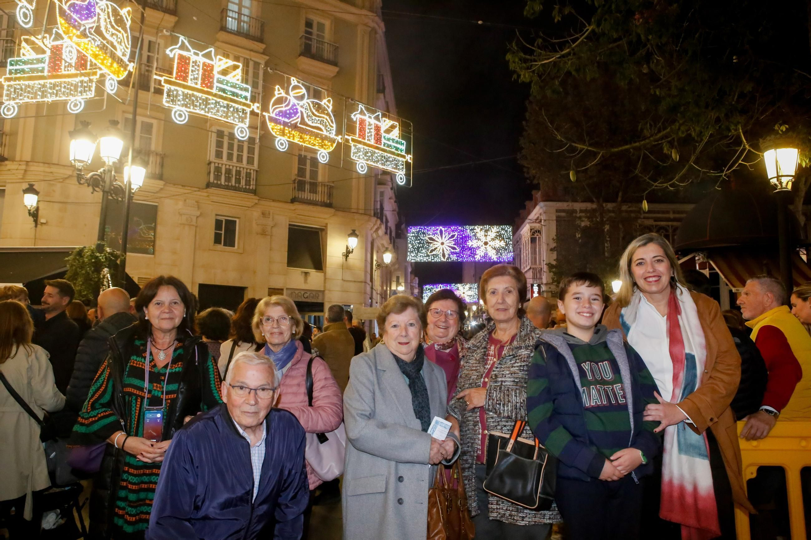 Las fotos del encendido del alumbrado navideño en La Línea Las fotos del encendido del alumbrado navideño en La Línea