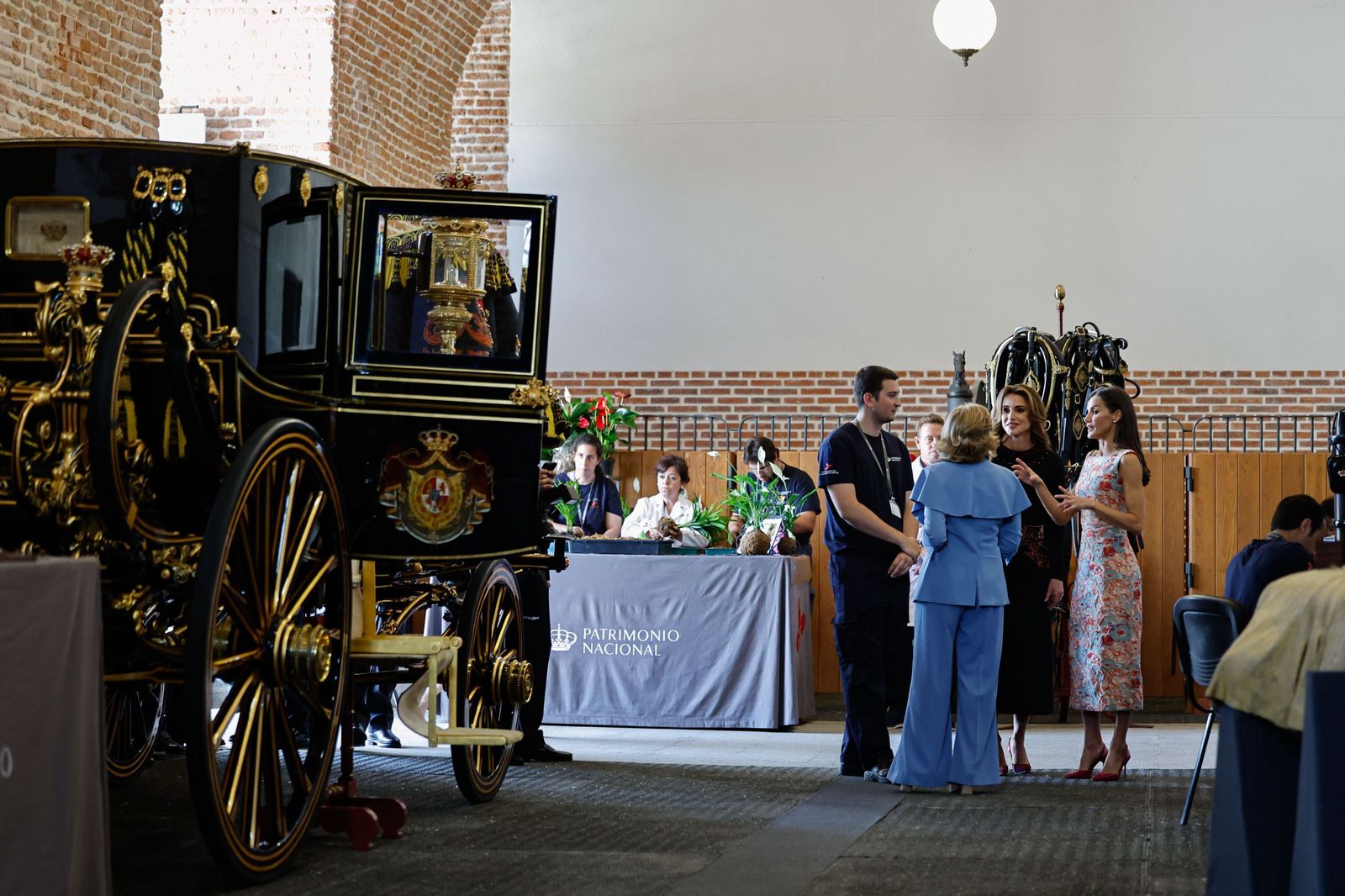 Uno de los carruajes restaurados