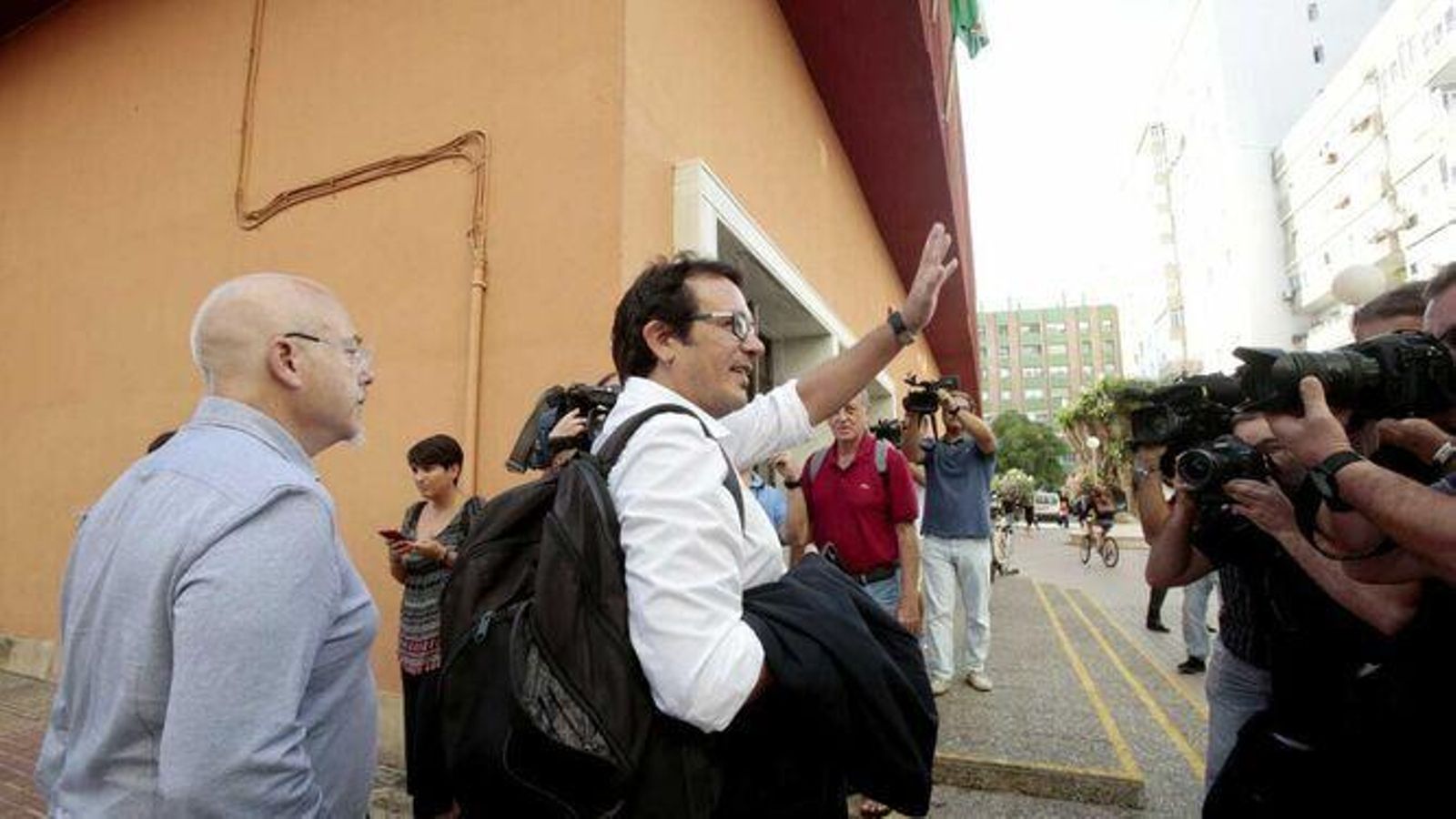 José María González 'Kichi' acude a declarar a los juzgados de San José.