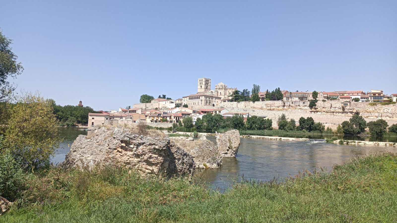 Vistas de Zamora, a orillas del Duero.