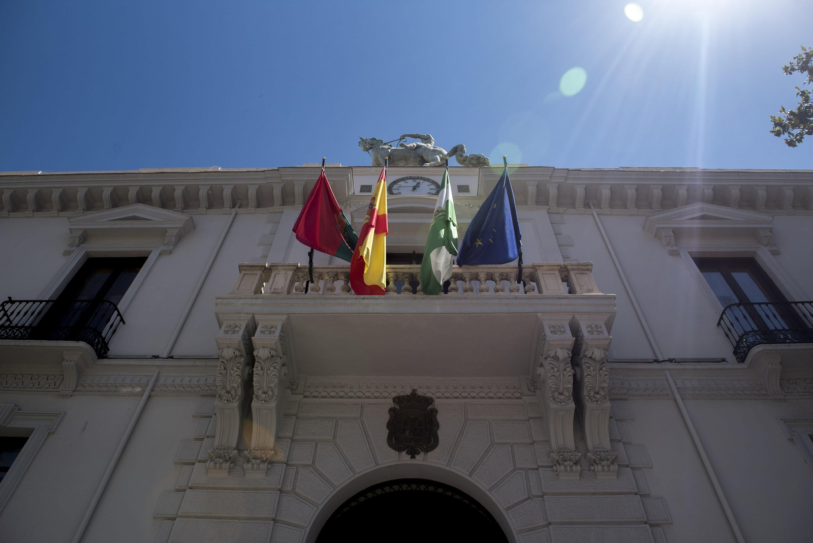 Ayuntamiento de Granada, en la Plaza del Carmen.