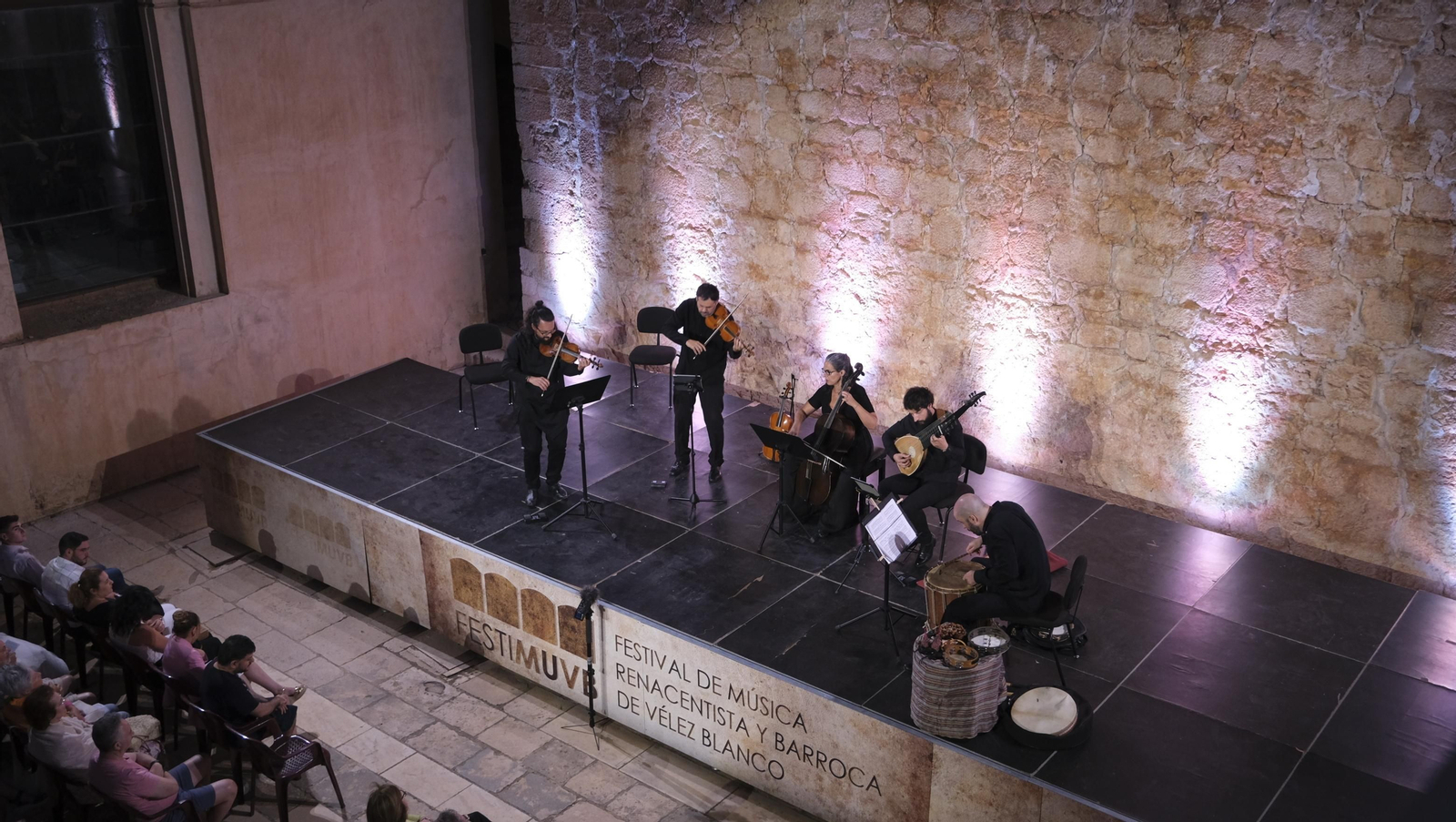 Concierto de Jorge Jiménez y Tercia Realidad, en el Festival de Música Renacentista y Barroca de Vélez Blanco-Festimuvb 2023
