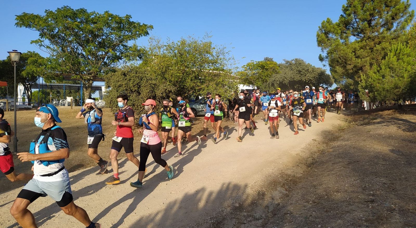 Un momento de la prueba en el Parque Periurbano Los Villares.