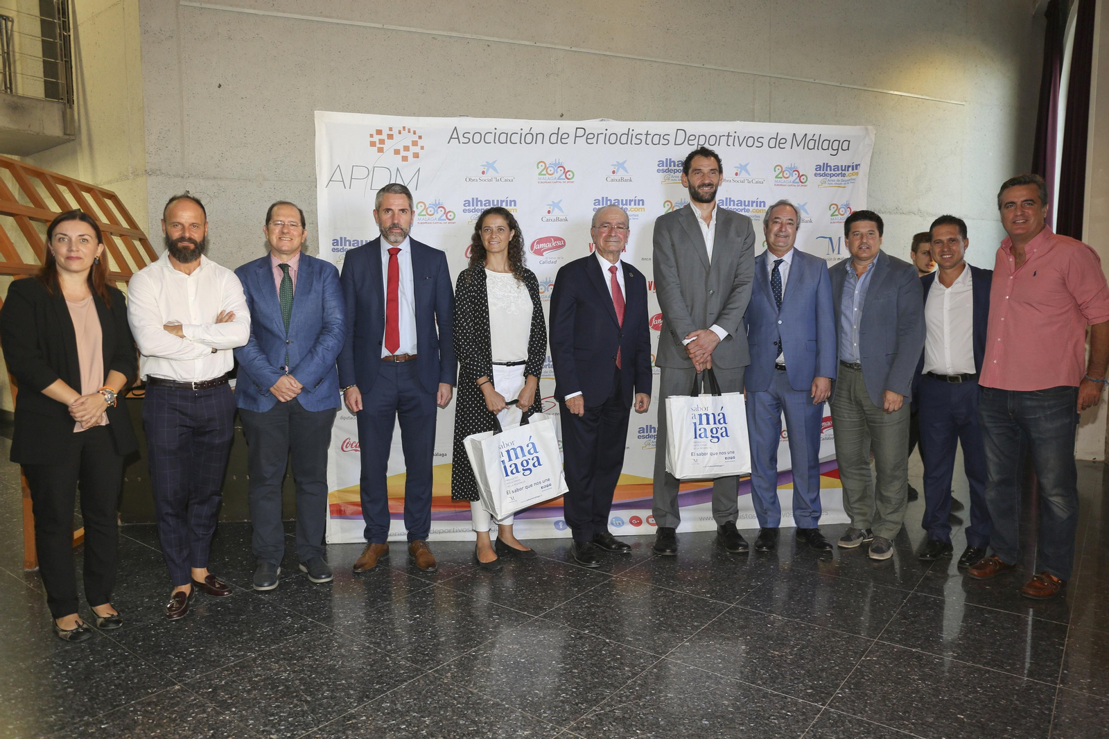 Las fotos de la visita de Jorge Garbajosa a Málaga