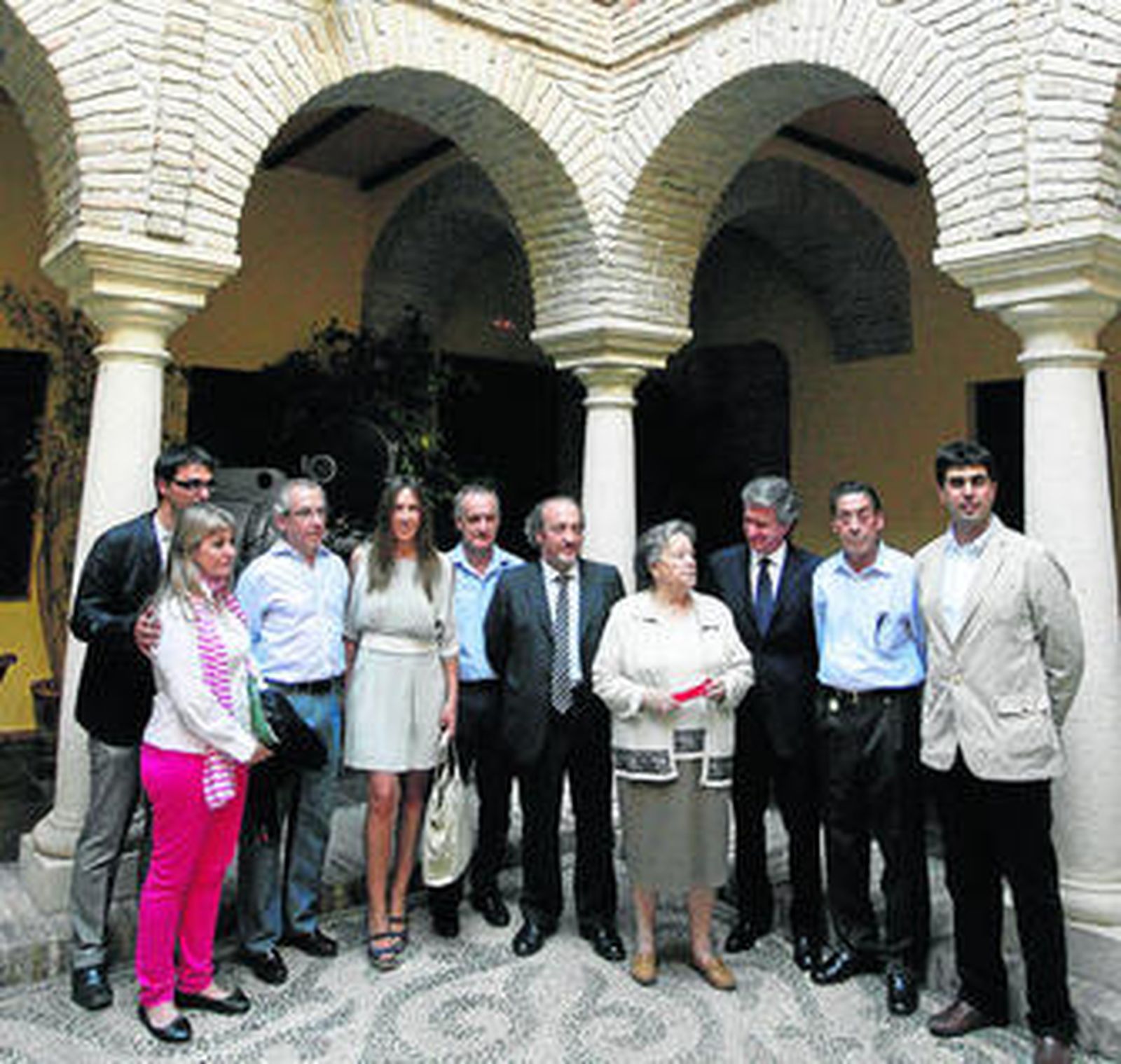 Participantes en la sesión de ayer del cine-fórum.