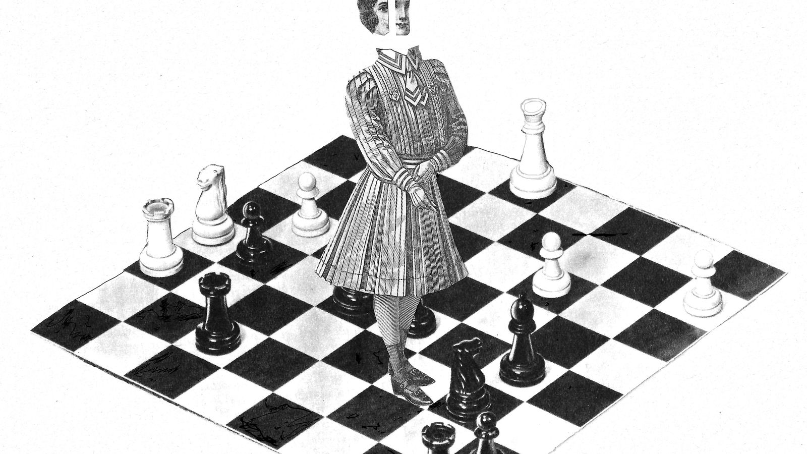 Uno de los 'collages' incluidos por el autor en la nueva edición de la novela.