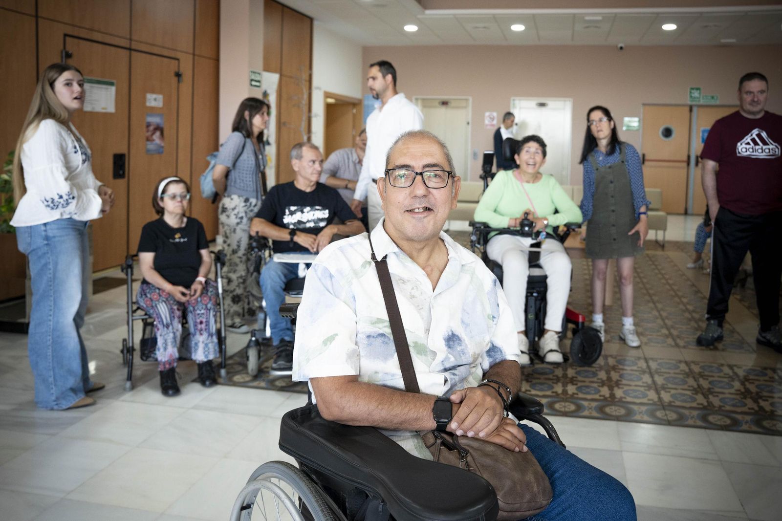 Las imágenes del acto de iniciación del Camino de Santiago de FAAM en Almería