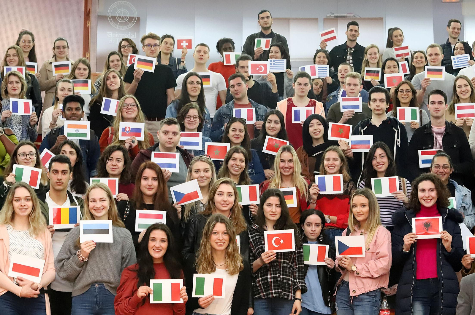 Imágenes de la llegada de erasmus a la Universidad de Huelva