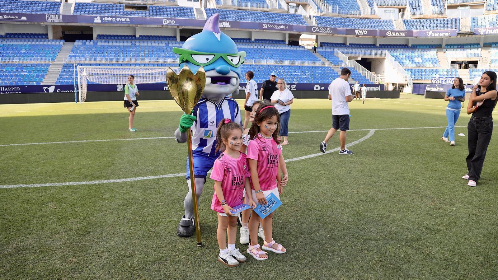 Las fotos del picnic en La Rosaleda para aficionados del Málaga