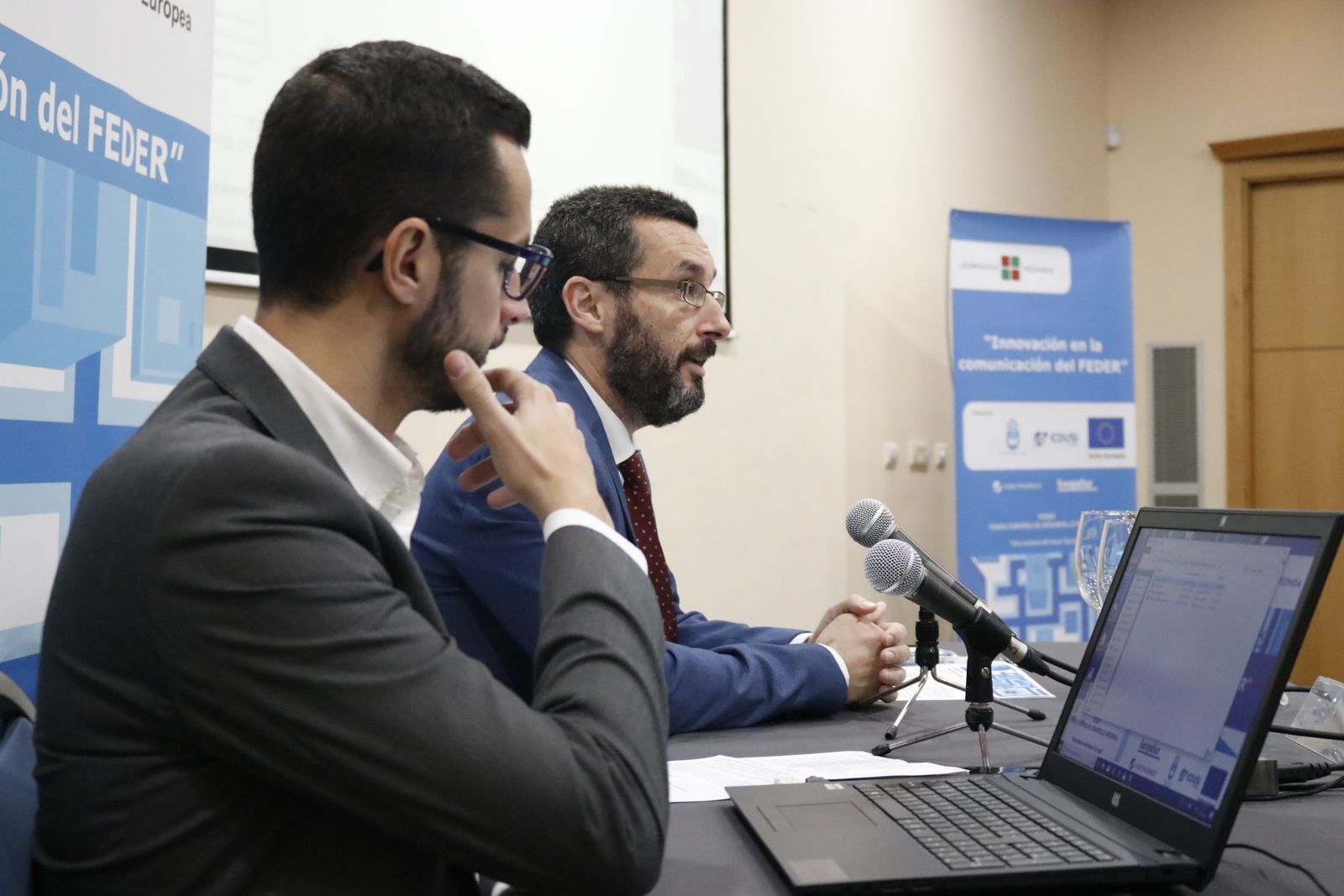 Imágenes de la jornada sobre Innovación en la Comunicación del FEDER en La Línea