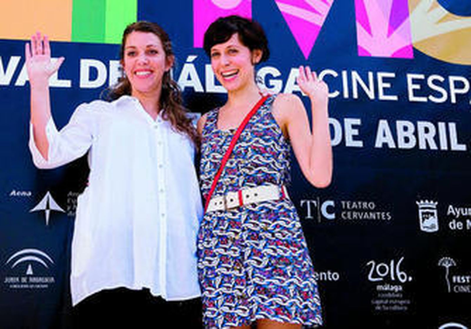 Lucía Puenzo e Inés Efrón, directora y actriz de 'El niño pez', ayer durante la presentación del filme en el Festival.