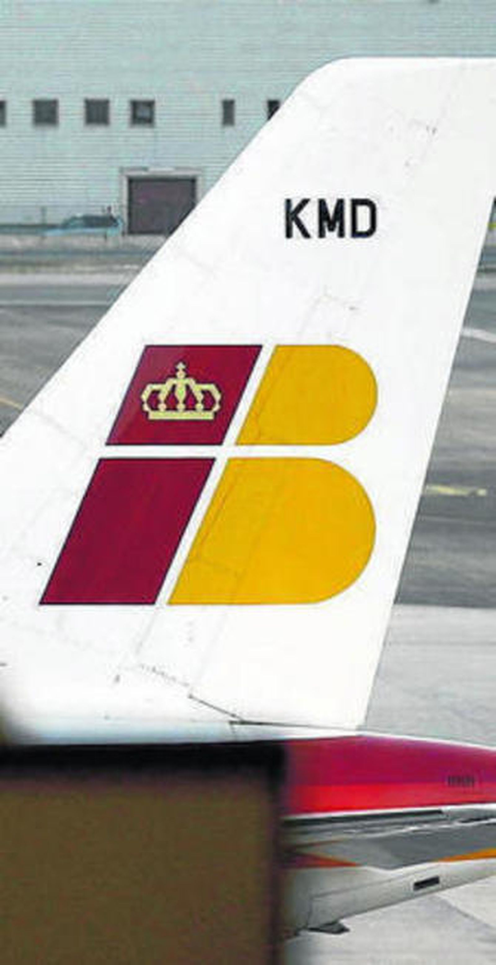 Un avión de Iberia.