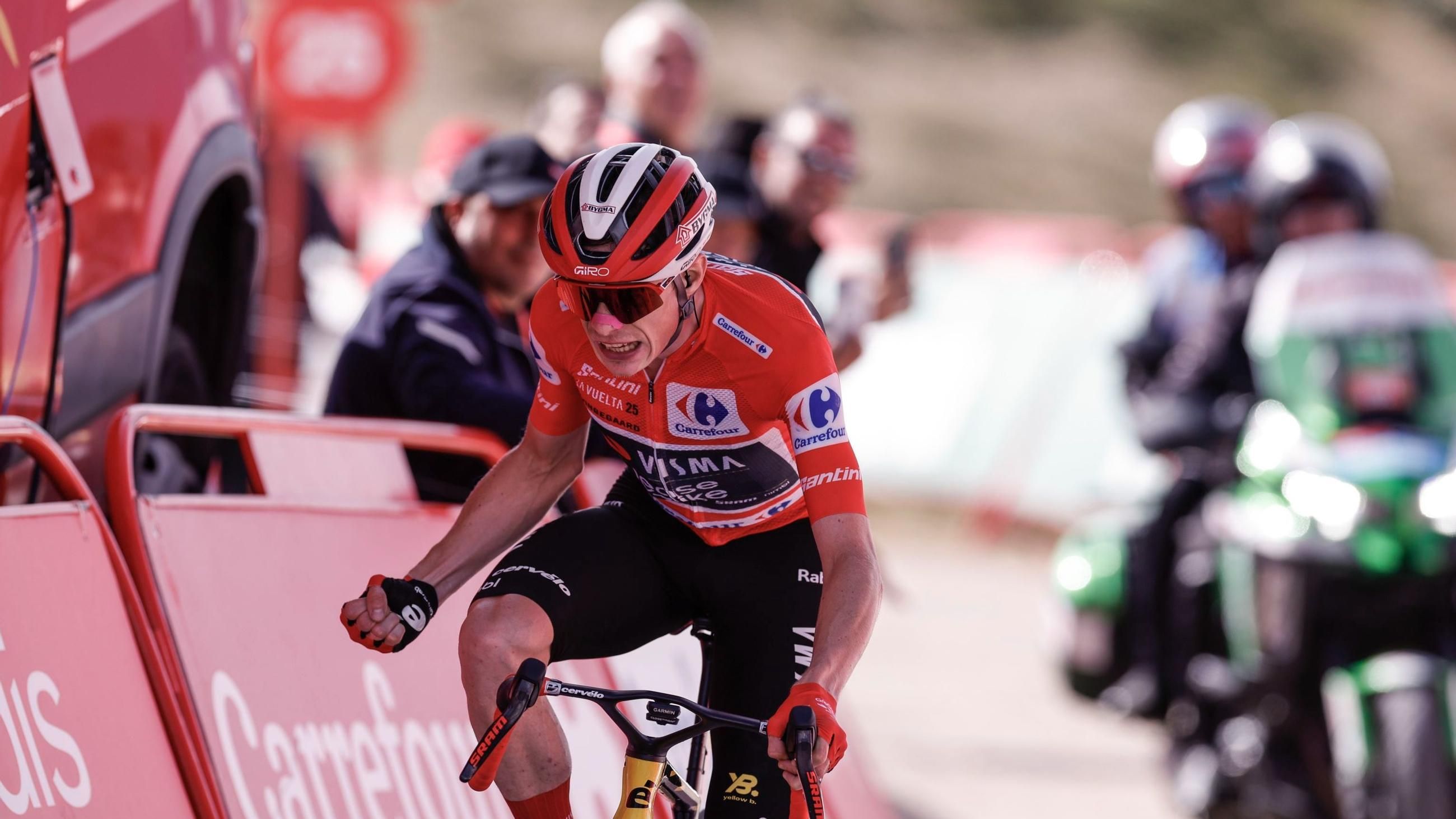 Jonas Vingegaard saborea su primera Vuelta en La Bola del Mundo
