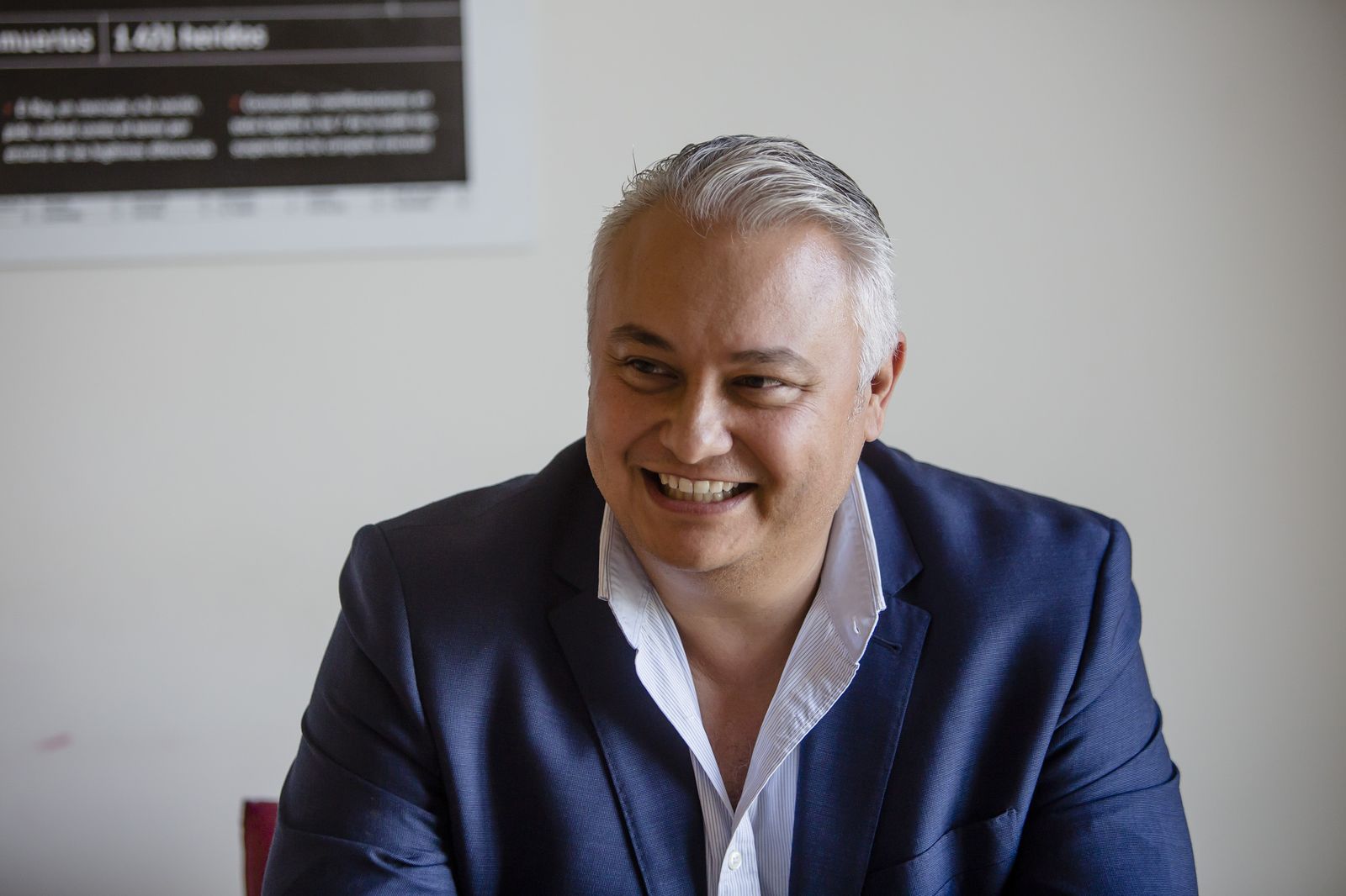 Domingo Villero, durante la entrevista concedida a Diario de Cádiz