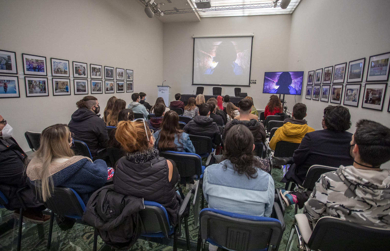 Acto de presentación de los spots contra la violencia de género.
