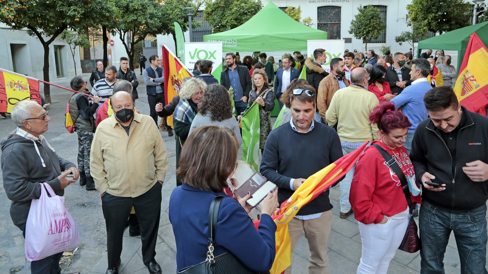 Imágenes del mitin de Vox en Jerez