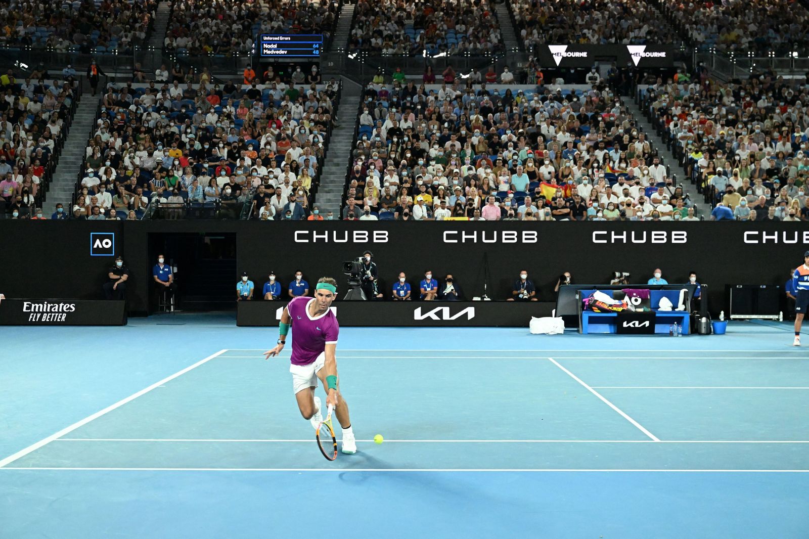 Las imágenes del histórico triunfo de Nadal sobre Medvedev (7)