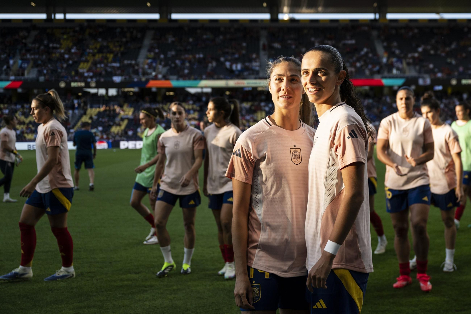 Las fotos del Italia - España de la Eurocopa femenina