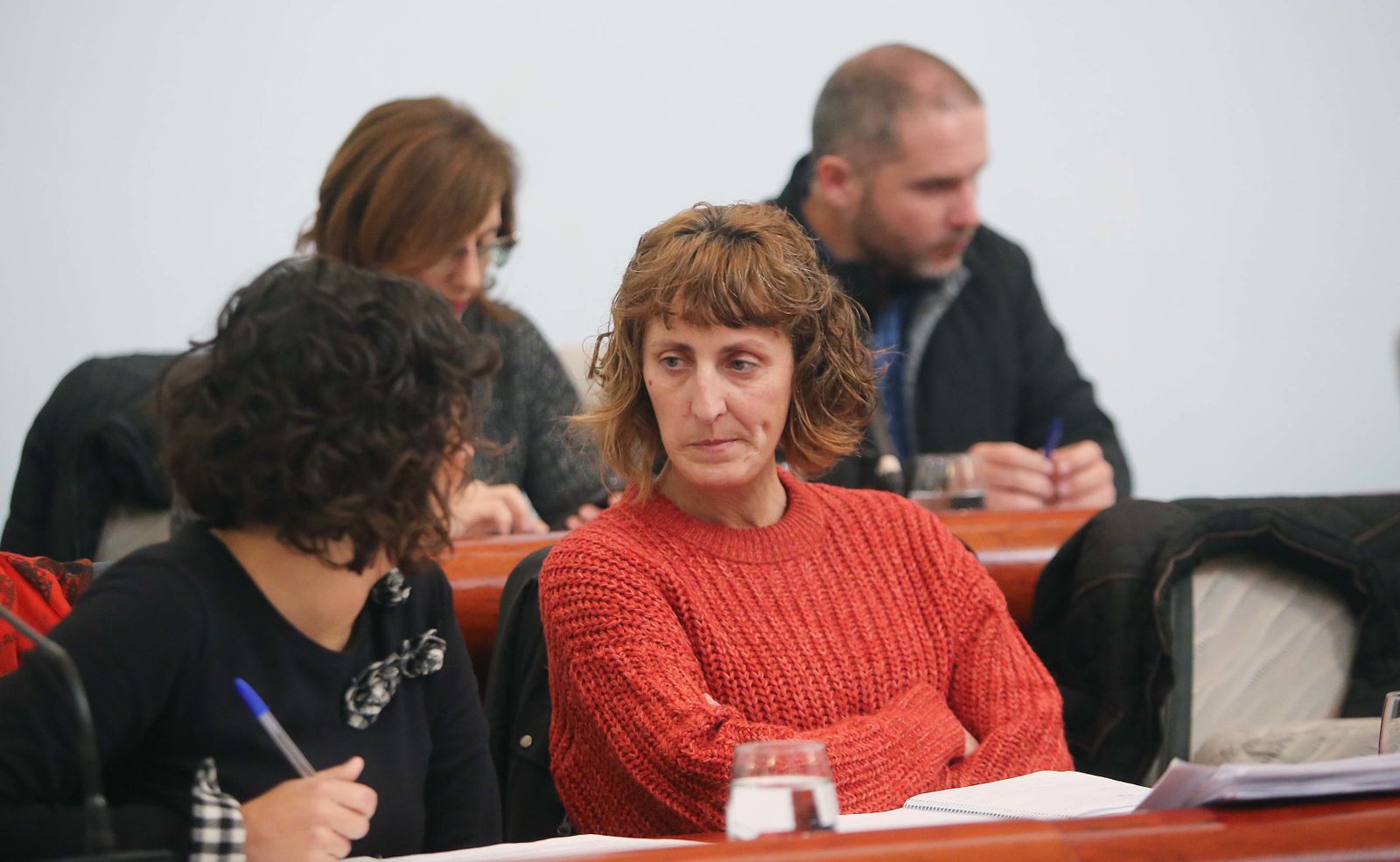 Integrantes de Ganemos Jerez en un pleno municipal.
