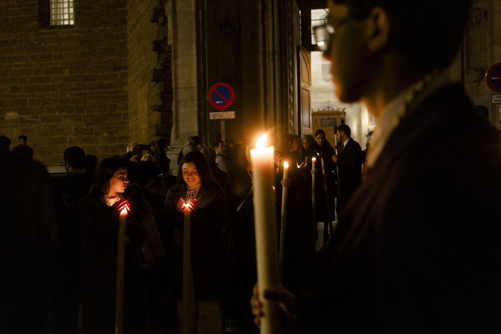 La procesión de regreso a la Merced de la  Virgen del Buen Fin de Sentencia en imágenes