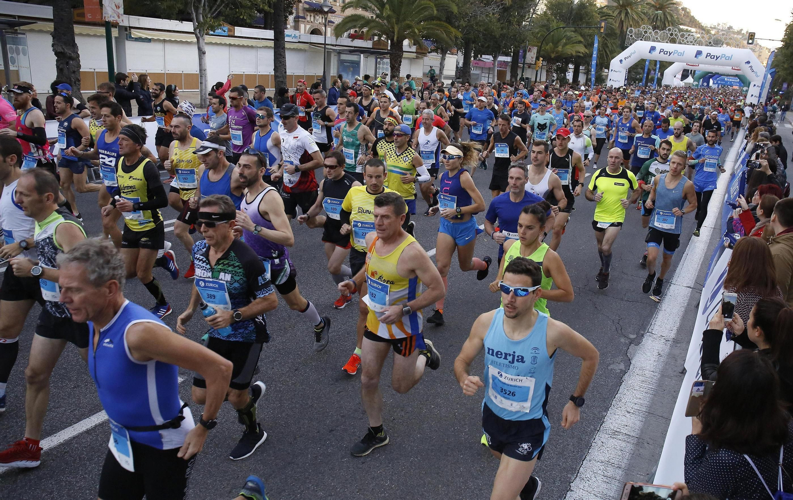 Las mejores fotos del Maratón de Málaga 2018